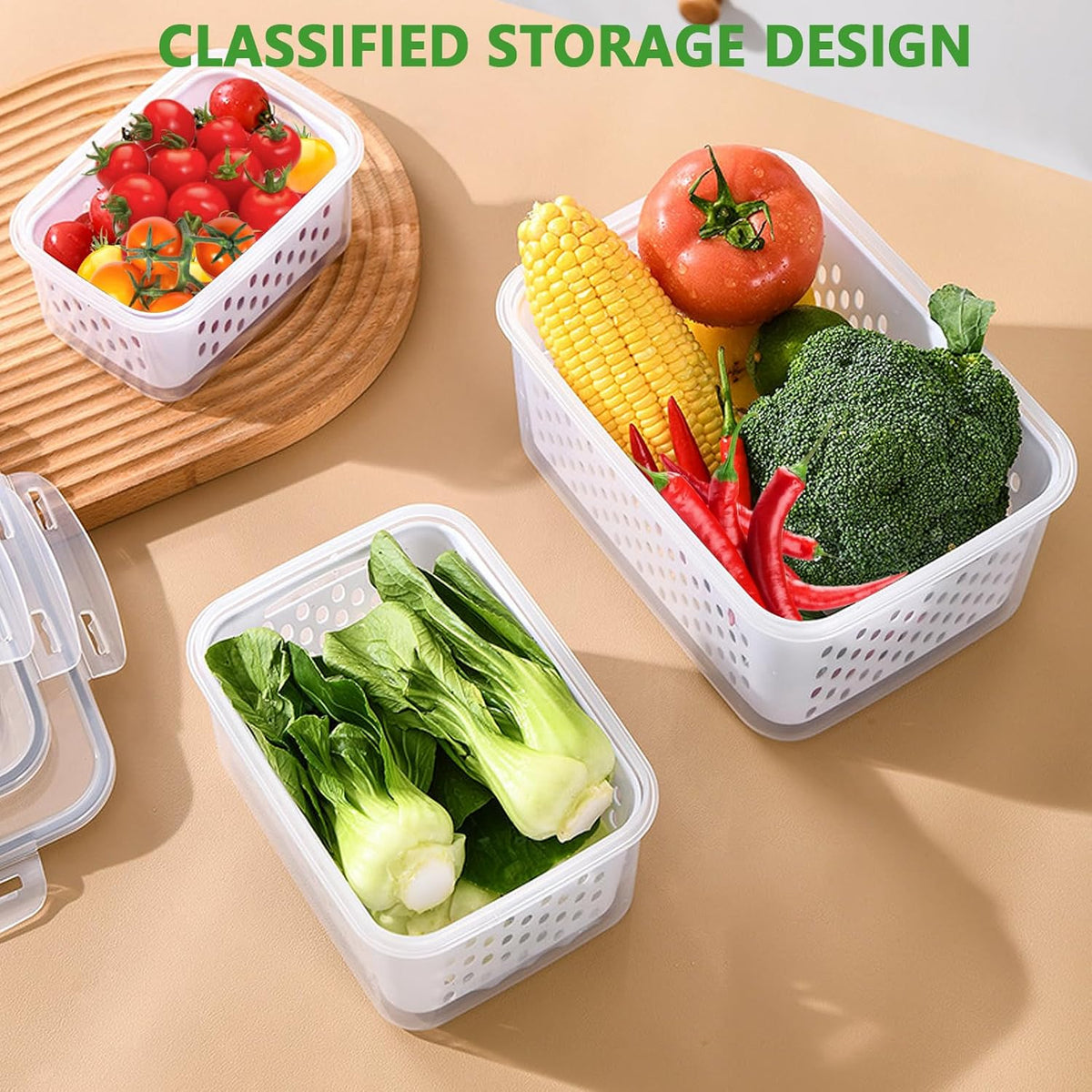👉 🔥 [50% OFF] Stop Wasting Expensive Fruits! 3-in-1 Wash, Drain & Store Container