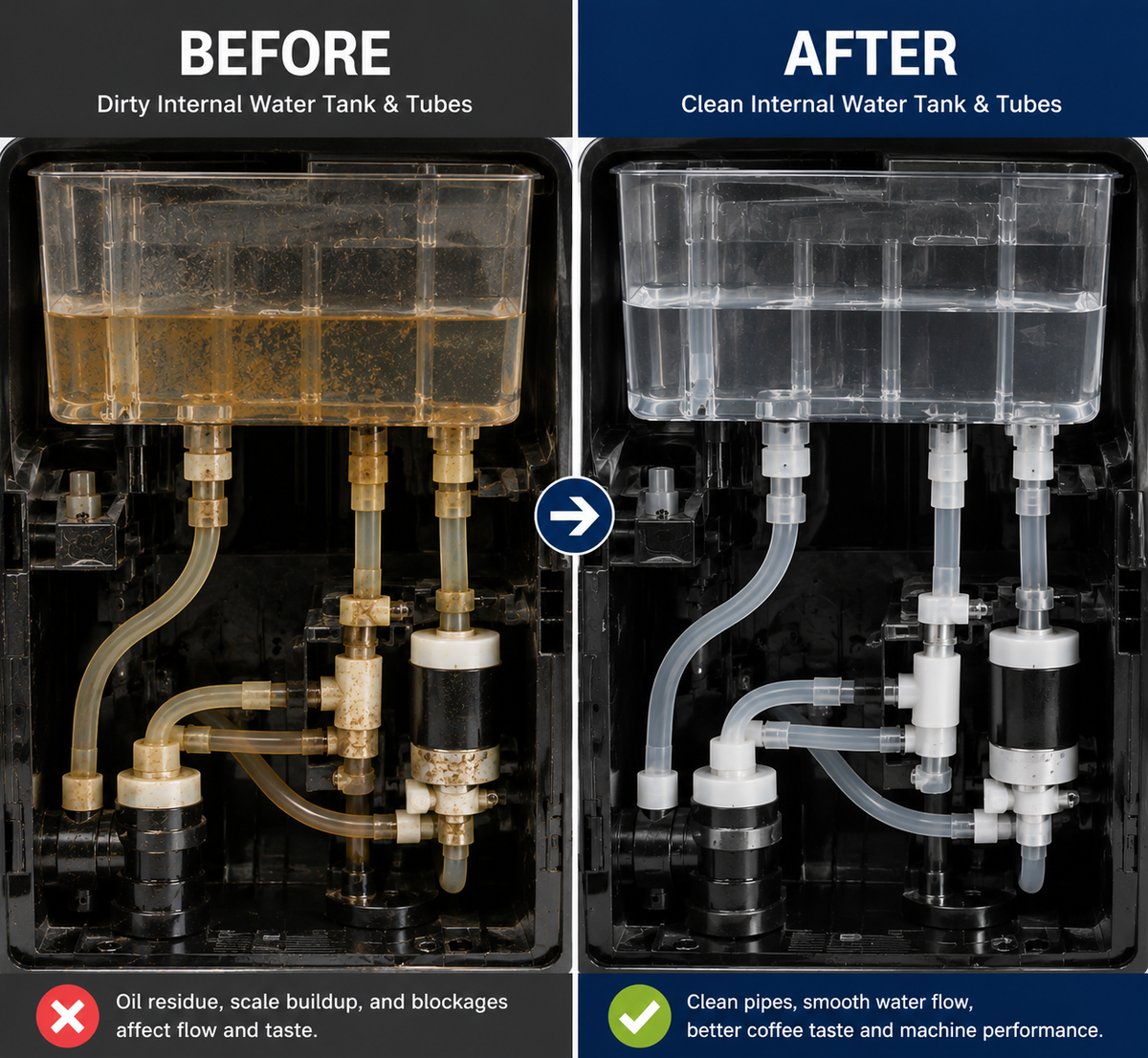 Clean Hidden Coffee Oils & Limescale in One Brew Cycle