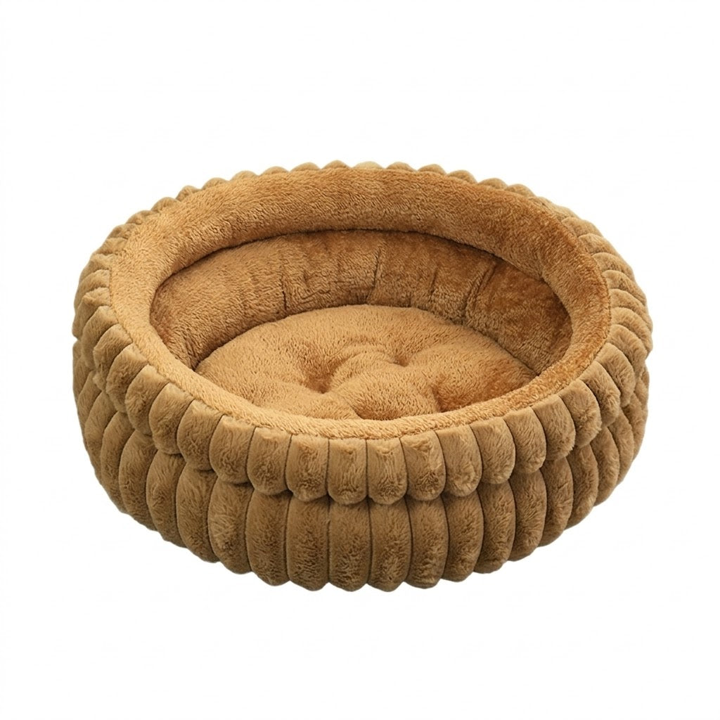 Premium Plush Round Pet Mat