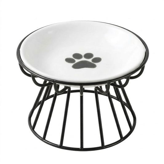 Neck Protection Anti-Tip Pet Bowl Set